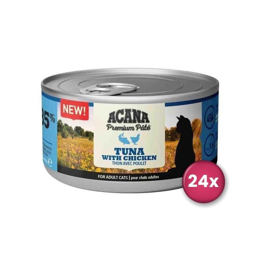 Acana Premium Pate (ezme) Tuna Balıklı Ve Tavuklu Kedi Konservesi 85 GR 24 ADET | SRC: Barcode: 064992719869